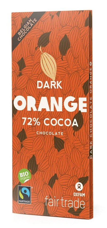 Dunkle Orange Schokolade Fair Trade BIO