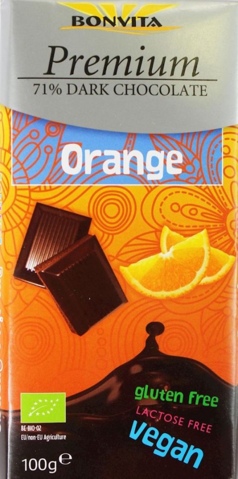 Zartbitterschokolade Mit BIO-Orange 100g