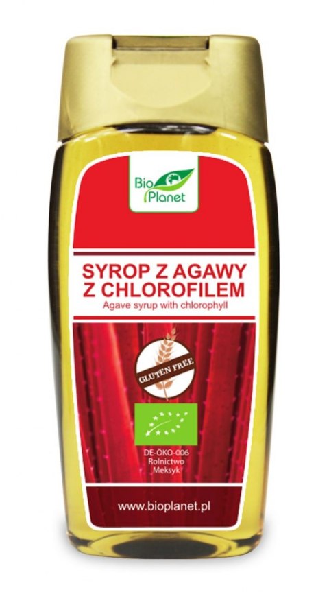 Agavendicksaft Mit Chlorophyll Bezglut. BIO 350g-Bio Planet